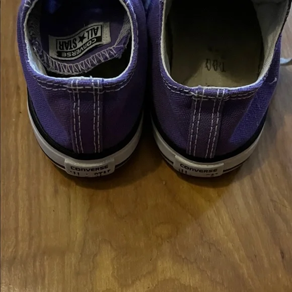 Converse Kids Sneakers in Purple with White Accents - Picture 4 of 6